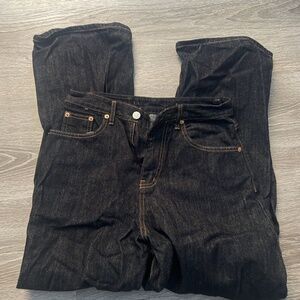 Lewkin Lena Dark Wash Wide-Leg Jeans